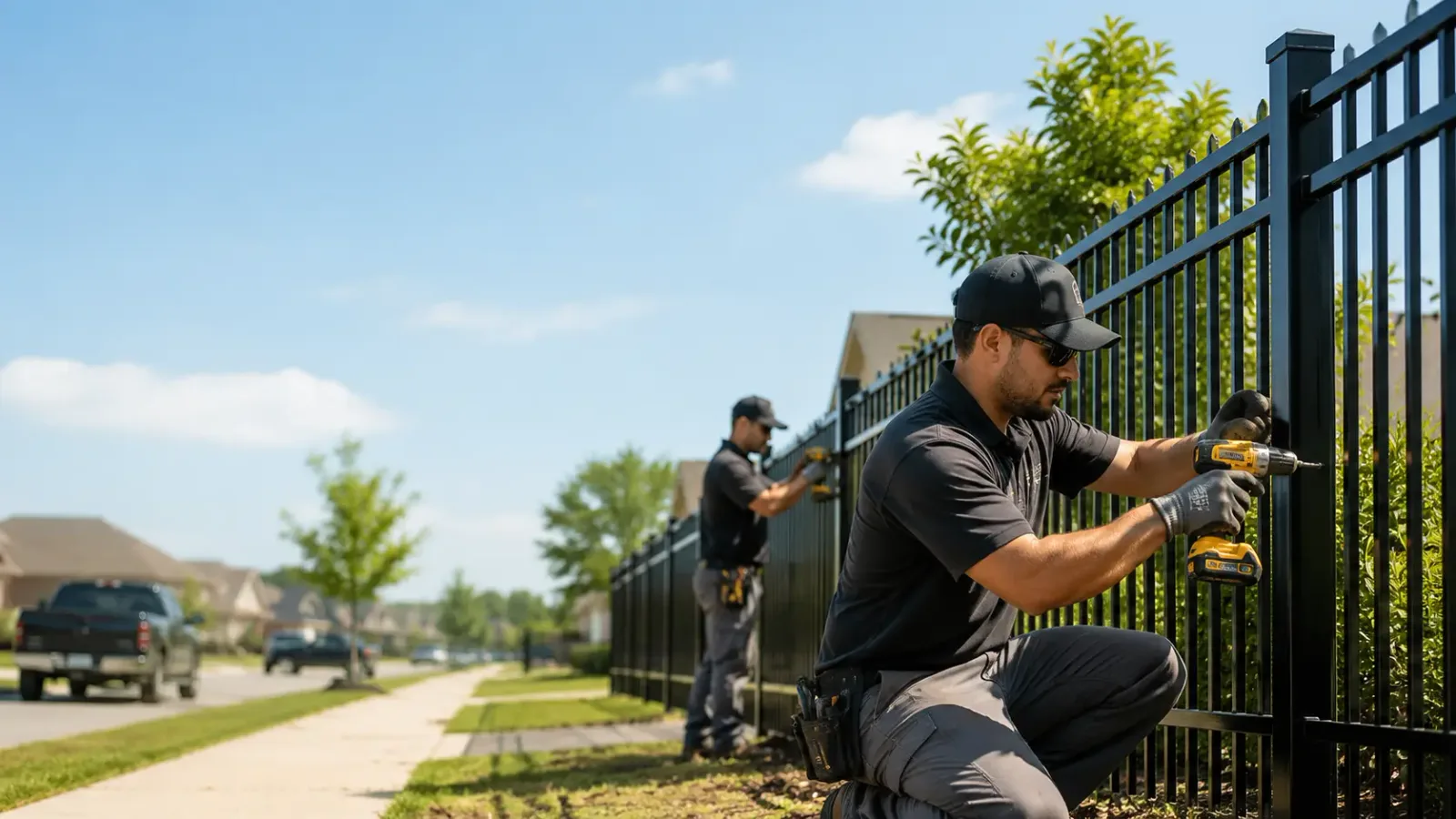 Metal Fence Installation in Port Washington, WI